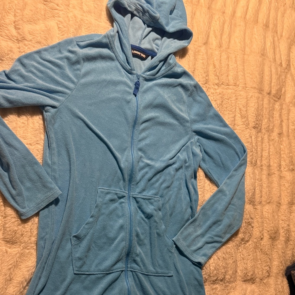 Lands' End Kids Blue Swim Coverup